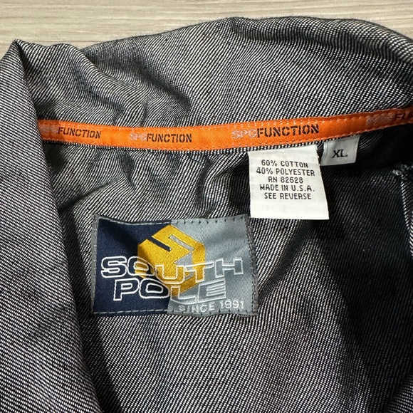 South Pole Men’s Denim Vest- XL - Picture 4 of 6
